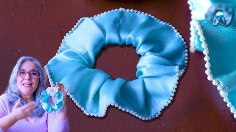 Cómo hacer SCRUNCHIES a mano: SIN MÁQUINA DE COSER/Lindo, fácil y rápido ? ?