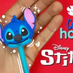 Cómo hacer a STITCH de FOAMY MOLDEABLE - #stitch #disney #foamy #clay #porcelain #plastilina