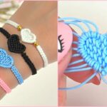 HAZLO, TU MISMA! - PULSERA CORAZÓN- PULSERAS DE LA AMISTAD HECHAS A MANO