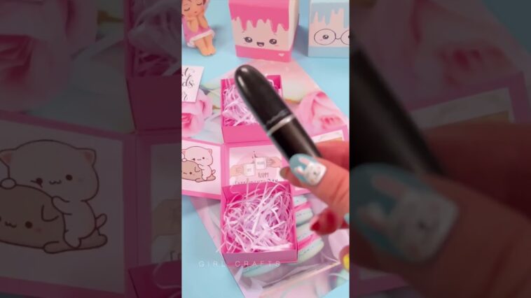 IDEA DE REGALO BFFs QUE PUEDES HACER A MANO- ARTESANÍA DE PAPEL - #shorts #youtubeshorts #bff