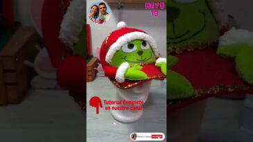 ?Invitación Nuevo Vídeo GORRA NAVIDEÑA GRINCH, Tutorial Con Arte en Tus Manos