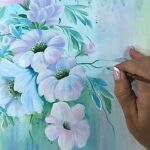 Pintar Flores para Relajarse / Crea tu jardin de Paz / pintando con Acrílicos