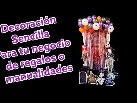 decoración jack skellington para tu tienda de regalos / centrepiece