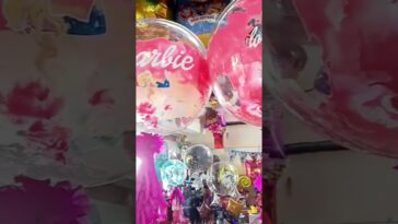 globos burbuja barbie #globos #barbie