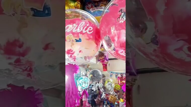 globos burbuja barbie #globos #barbie