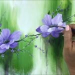 ¡Pinta flores con acrílico! Alegría y color para tu hogar - Fácil y rápido