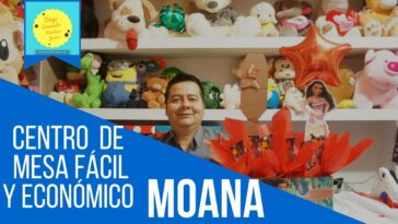 ¿Cómo hacer un centro de mesa de Moana? Fácil y rápido