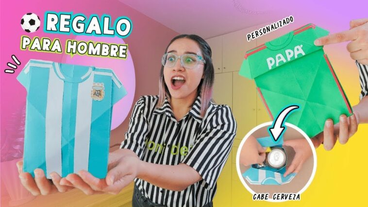 CAMISA de FUTBOL ⚽️ Regalos para Papa ? FÁCIL + Personalizado + con Cerveza ✂️ Craftingeek