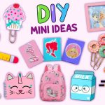 12 MINI IDEAS QUE PUEDES HACER TU MISMA - ÚTILES ESCOLARES-MANUALIDADES CON PAPEL - LLAVERO Y MÁS..