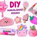 14 MANUALIDADES - ÚTILES ESCOLARES - ACCESORIOS del PELO – DECORACION DEL HOGAR.. #rosado