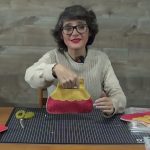 Cartera Navideña para golosinas, con aplicación. Yasna Pino. Casa Puchinni.