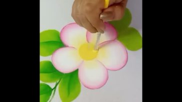 Cómo Pintar una Flor Fácil   #pintar