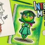 Cómo dibujar a DESAGRADO de INTENSAMENTE - #dibujo #insideout #intensamente2 #disney #dibujos