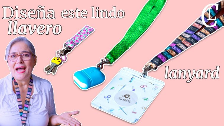 Cómo hacer LLAVEROS ÚNICOS .(Lanyard) Proyecto fácil, rápido y útil para hacer con pocos materiales