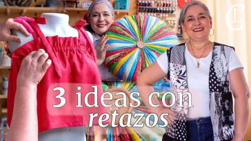 🔴 De Retazos a Ropa y Decoración: Chaleco, Cojín y Blusa