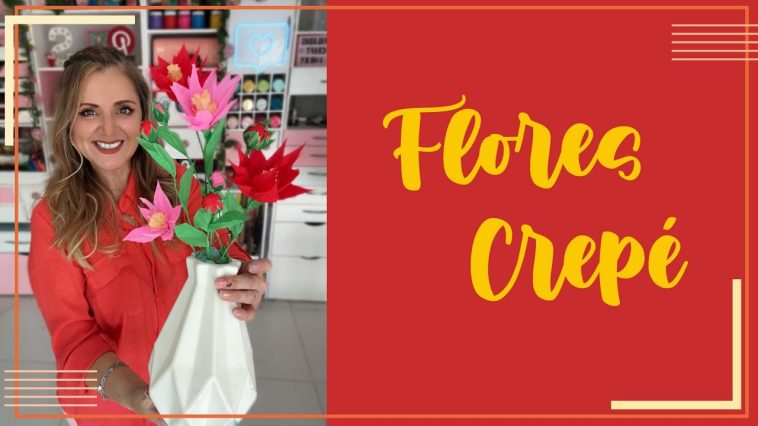 🌺 Flores de papel crepé, fáciles 🌺