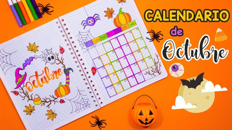 Haz tu CALENDARIO de OCTUBRE - BULLET JOURNAL