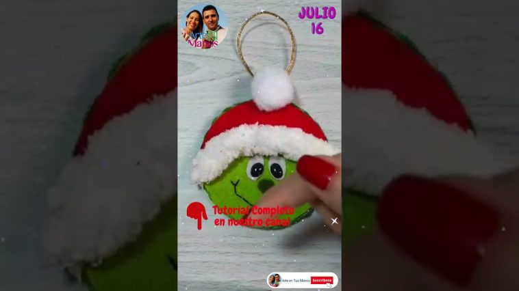 🔴Invitación Nuevo Vídeo CARITAS NAVIDEÑAS, Tutorial Con Arte en Tus Manos