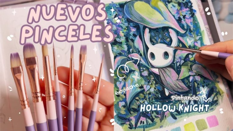 Los mejores Pinceles ˖✧˖ Gouache y  Hollow knight