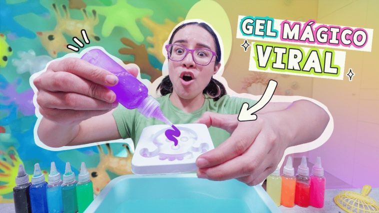 PROBÉ el GEL MÁGICO VIRAL de TIK TOK *Hada de agua* 😱 ¿cierto o falso?✎ Craftingeek