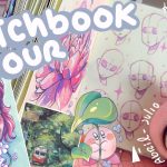 Sketchbook tour ♡ 3 meses de dibujo  ࣪ ִֶָ☾. Abril - Julio