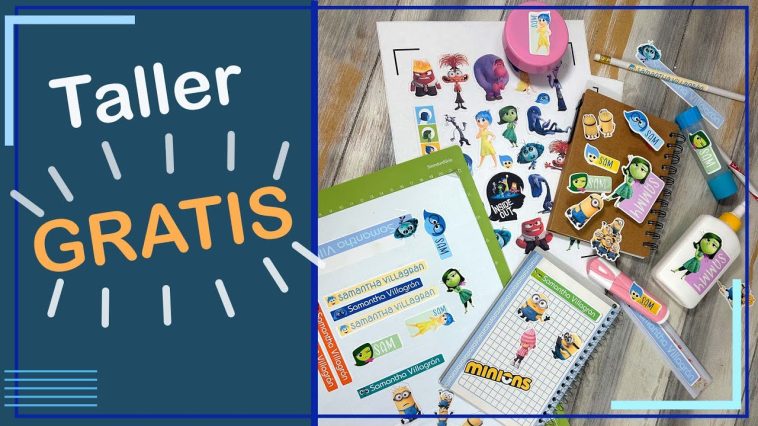 Taller GRATIS de 🎒 Stickers 📝📙 Back to School con @sammilychuladas y @Cricut