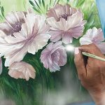 Técnica con Pintura Acrílica / Pintando Flores Elegantes