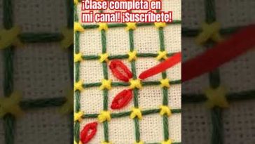 Tramas bordadas #embroidery #bordado #bordadoamano #tutorial #bordadofacil #handmade #bordadosamano