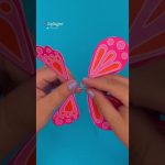 Tutorial rápido para crear tus mariposas voladoras de papel 🙌🏻🦋