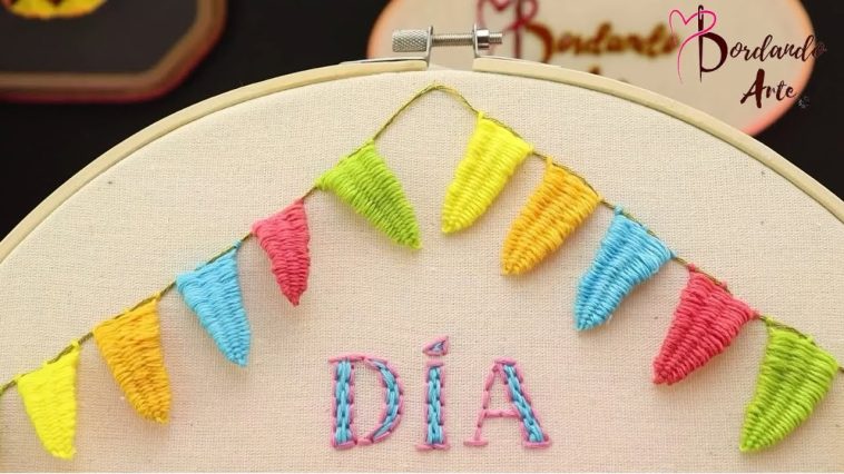 😱WOW‼️HOY DÍA MUNDIAL DEL BORDADO🤩🪡#bordandoarte #embroidery #handmade