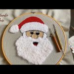 ¡INCREIBLE! BORDADOS NAVIDEÑOS CON AGUJA MAGICA #handmade #embroidery #bordandoarte