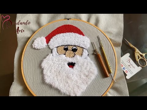 ¡INCREIBLE! BORDADOS NAVIDEÑOS CON AGUJA MAGICA #handmade #embroidery #bordandoarte