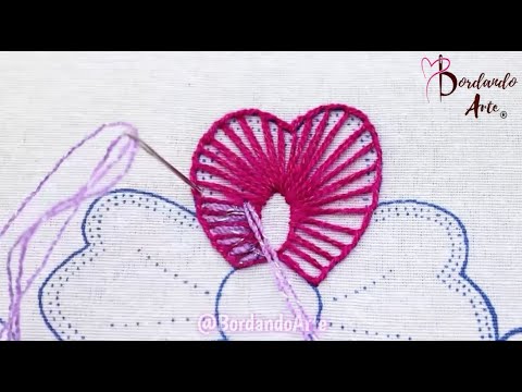 ¡WOW! BORDADOS FACILES PARA FLORES TULIPAN Y CANASTA #handmade #embroidery #bordandoarte