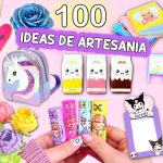 100 IDEAS DIVERTIDAS DE ARTESANIA QUE TIENES QUE PROBAR: MANUALIDADES DE PAPEL Y MÁS IDEAS..