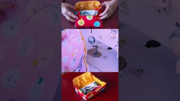 Bandeja de tela mágica: Convierte tu bandeja en una cartera con Luzkita🌟Fácil rápido  y creativo