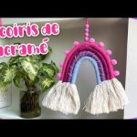 Arcoíris 🌈 con estambres Macrame #ChuladasCreativas #Macrame