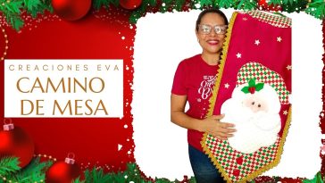 Como Hacer un CAMINO DE MESA NAVIDEÑO - tutorial