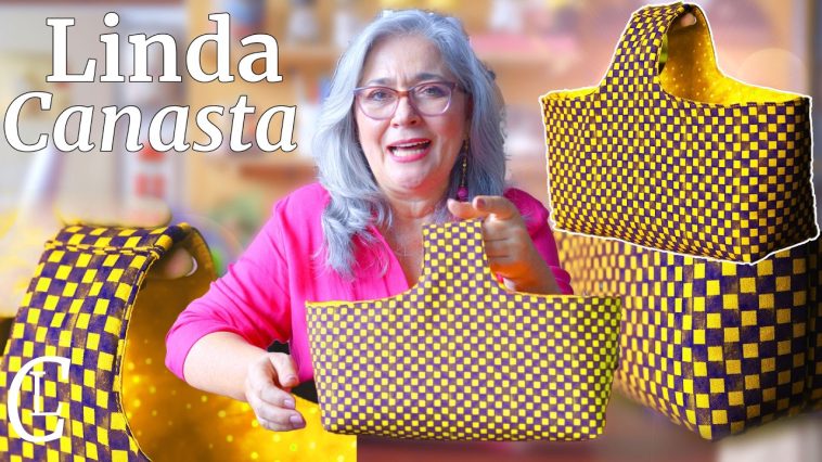 Cómo hacer una CESTA O CANASTA MULTIUSOS,  moldes gratis paso a paso Con Luzkita Perfecta para ti