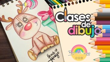 Dibuja un tierno RENO NAVIDEÑO | Clases de dibujo con Ricardo