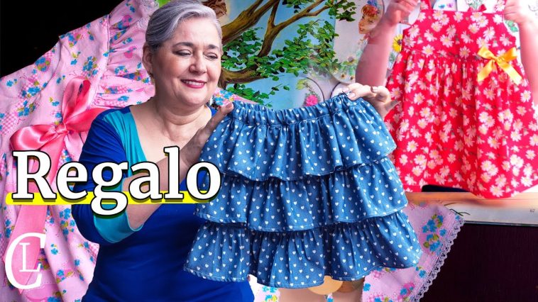 Diseños Encantadores para Niñas: Vestidos, Faldas y Accesorios - ¡No te pierdas el final! 🔴