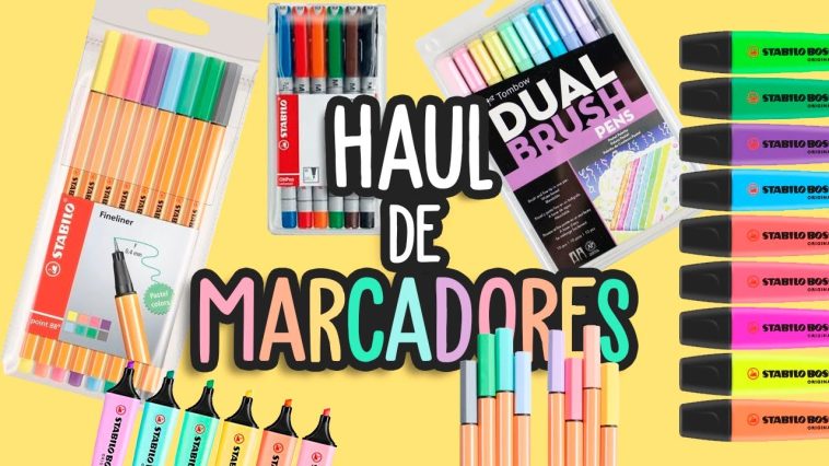 HAUL de MARCADORES + REVIEW - por fin use los tombow para hacer lettering