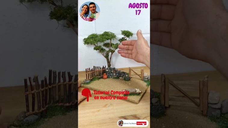 🔴Invitación Nuevo Vídeo ESCENARIO PARA BELENES, PESEBRES, Tutorial Con Arte en Tus Manos