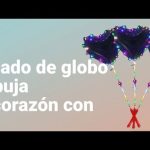 armado de burbuja de corazón con led