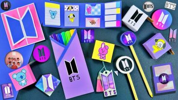 12 HAZLO TÚ MISMO - IDEAS DE PAPELERÍA BTS #bts #diy