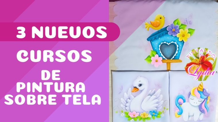 3 Nuevos Cursos de Pintura Sobre Tela