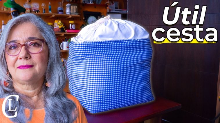 Cesta Multiusos XL con Cordón: ¡Organiza tu hogar  fácilmente con este proyecto DIY!