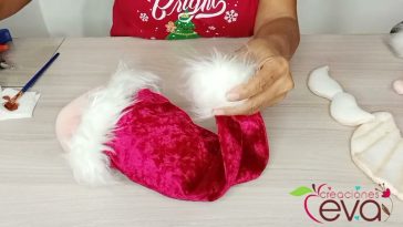 Cojin pino papá Noel