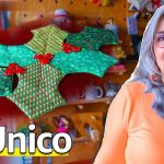 Crea un CAMINO DE MESA NAVIDEÑO, exclusivo, único, diferente , súper fácil de hacer y muy decorativo