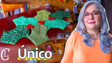 Crea un CAMINO DE MESA NAVIDEÑO, exclusivo, único, diferente , súper fácil de hacer y muy decorativo