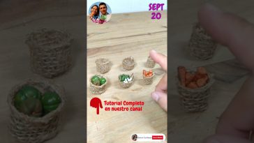 🔴Invitación Nuevo Vídeo CESTAS EN YUTE Pesebres, Belenes y Maquetas, Tutorial Con Arte en Tus Manos